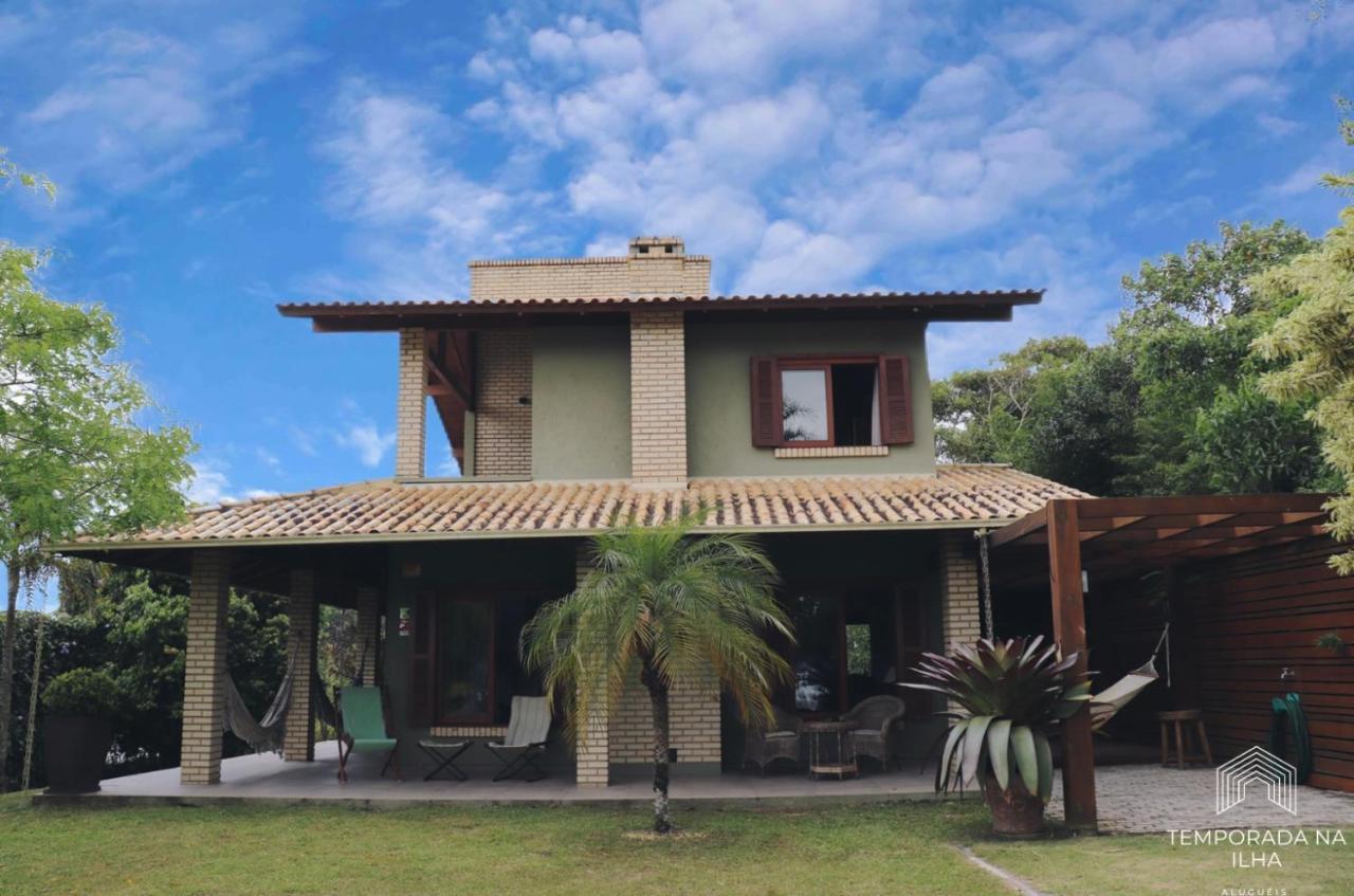 Casa De Praia No Rosa - Vista Para Lagoa De Ibiraquera Imbituba  Bagian luar foto