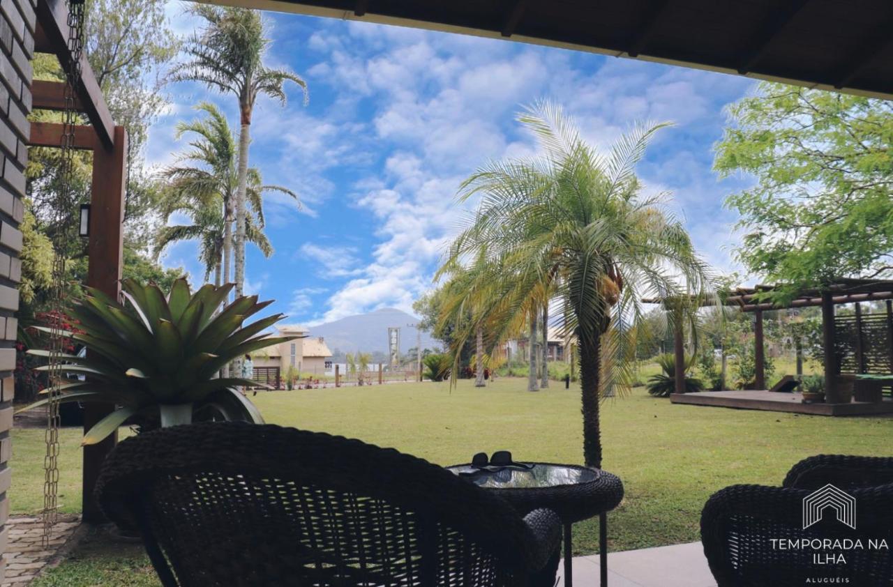 Casa De Praia No Rosa - Vista Para Lagoa De Ibiraquera Imbituba  Bagian luar foto