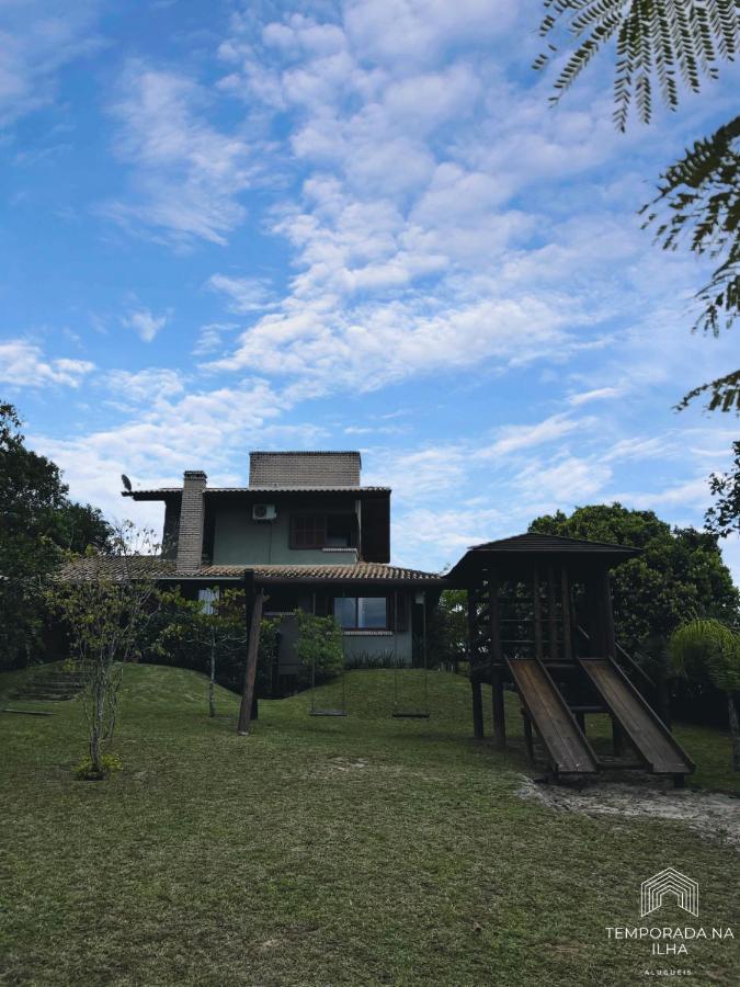 Casa De Praia No Rosa - Vista Para Lagoa De Ibiraquera Imbituba  Bagian luar foto